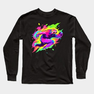 running sloth Long Sleeve T-Shirt